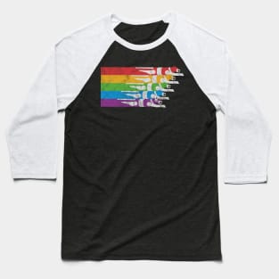 Lions Pride Flag 🦁🏳️‍🌈 Baseball T-Shirt